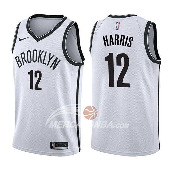 Maglia NBA Brooklyn Nets Joe Harris Association 2017-18 Bianco